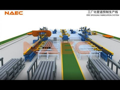 NAEC’s Factory Pipe Spool Prefabrication Production Line delivers an all-in-one, efficient solution