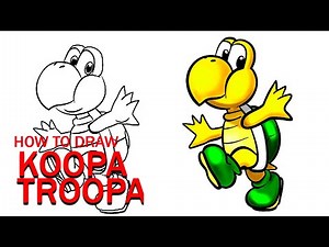 How to Draw Koopa Troopa|| Easy Art Tutorial