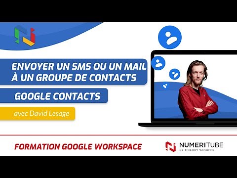 GOOGLE CONTACT : ENVOYER UN SMS OU UN MAIL A UN GROUPE DE CONTACT