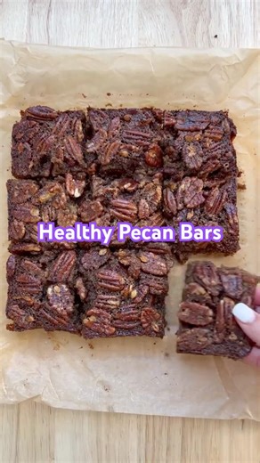 Healthy Pecan Bars