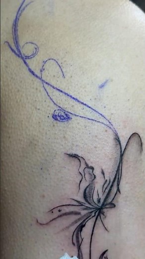 1. “Fine Line Tattoo Process | Minimalist Tattoo Design”