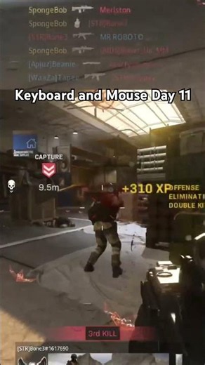 Playing Call of Duty on Keyboard and Mouse! (Day 11) #callofduty #gaming