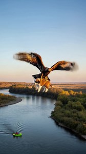 149K views · 2K reactions | A girl's beloved puppy faces grave danger when a python attacks, but a majestic golden eagle swoops in for a daring rescue, leading to a heartwarming reunion. | Render Rush | Facebook