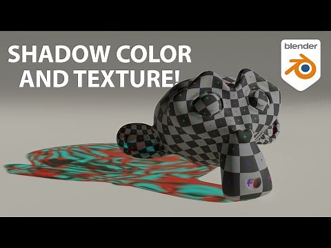 Add Color and Textures to Shadows in Blender!