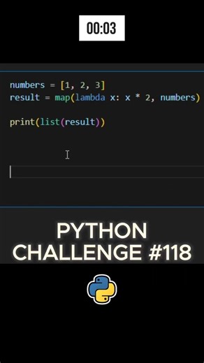 Can You Solve This Python Map Type Challenge? 🐍 #PythonChallenge