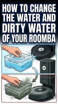 How to Change Roomba Clean and Dirty Water Tanks (Step-by-Step)