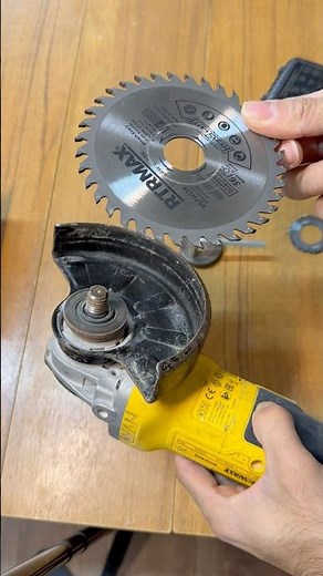 How to change replace disc blade in makita angle grinder #diy #tips #woodworking