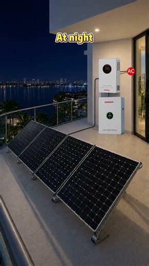 Installing a balcony solar power system.#SolarPower #SolarSystem#EnergyStorage #OffGridSolar
