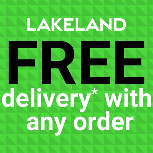 Make the most of our FREE delivery* offer and stock up on essentials. No minimum spend - ends midnight tonight! To claim enter DE22 into the Voucher Code box on the basket page or quote by phone. Shop now - https://www.lakeland.co.uk/?src=fblak | Lakeland