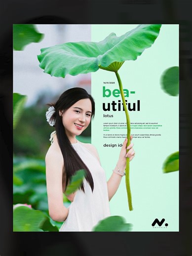 Beautiful Poster design in Adobe Photoshop Video on my YouTube channel M Graphics #mgraphics