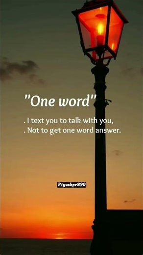 "Stop One Word Answers"#BrokenFeelings #Texting #DeepQuotes #Feelings #HeartTouching #Status #Viral