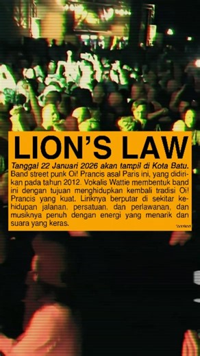 MELPOST MEDIA on Instagram: "Destined To Rise will hold an event titled "TAKE THE BAIT." Eleven bands will perform to welcome the Lion's Law - Southeast Asia Tour. The event will be held at the Gajah Mada Sports Hall in Batu, Malang, East Java, Indonesia."