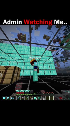 POV: Admin Is Watching.. #minecraft