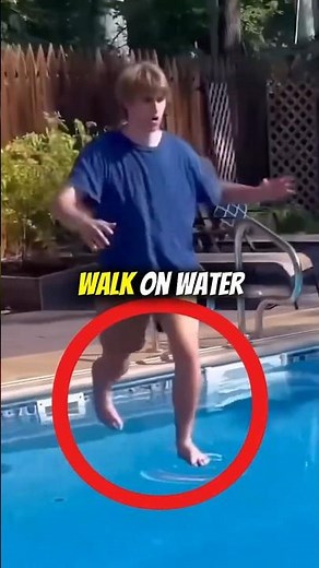 How To WALK on Water... Watch THIS!