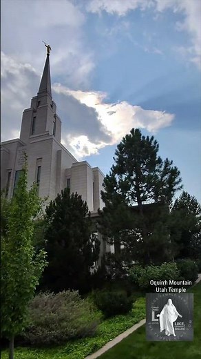 The Oquirrh Mountain Utah Temple sits high above the Salt Lake Valley, offering breathtaking views