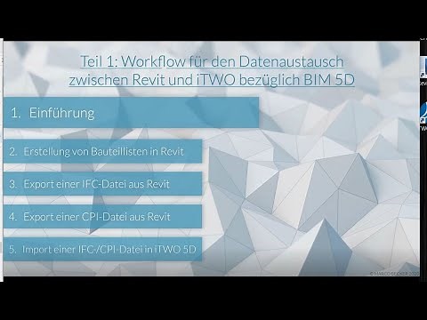 BIM Workflow für den Datenaustausch zwischen Revit und iTWO (1/5) - Einführung