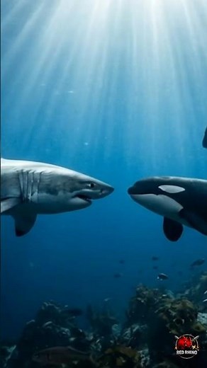 Killer Whales Attack Great White Shark - Shark vs Orcas