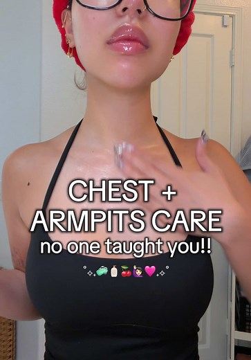 THINGS UR TOO SCARED TO ASK ABOUT: CHEST ARMPITS CARE 🍒🙋🏻‍♀️ if u have dark spots, acne marks, hyperpigmentation, rash etc… this is for u!! 🫧 HOTTIE HYGIENE ep. 8 🫧 #bodycare #skincare #koreanskincare #darkspots #chestacne