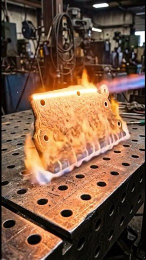 Industrial Steel Retaining Plate Laser Rust Removal | Heavy Rust Cleaning Process