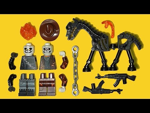 LEGO Ghost Rider | Johnny Blaze & Carter Slade | Unofficial Minifigure | Marvel Movies