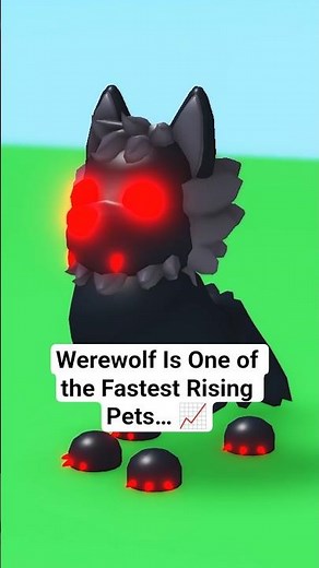 Werewolf Is One of the Fastest Rising Pets… 📈 #roblox #adoptme