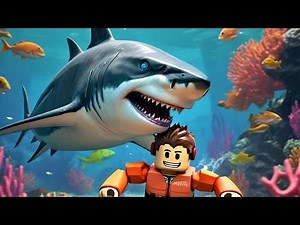 BE A SHARK! 🦈 ROBLOX Shark Game - Insane Shark Attacks On Other Fishes