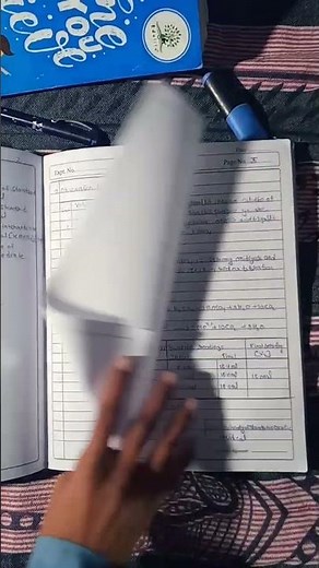 Class 12 Chemistry Practical Note book