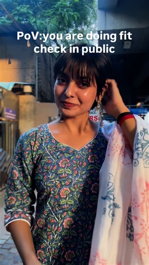 Riya on Instagram: "I was embarrassed 😳, when everyone started looking at me. #Fitcheck #ootd #fashion #trending #viral #foryoupage #style #explore #public #shy #funny"