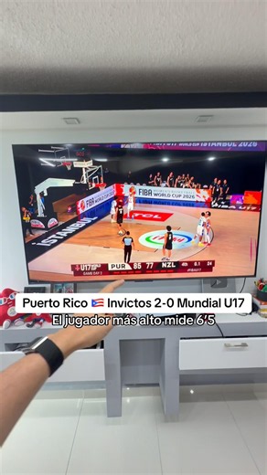 PUERTO RICO 🇵🇷 2-0 Undefeated in FIBA U17 World Cup 🔥🏀 #dribblebros #basketball