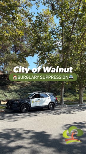 🚔 Burglary Suppression 🏠 Deputy McDonald joins our Community Relations Officer, Mel, to share how the City of Walnut’s Burglary Suppression program helps keep our community safe. 🎥 Watch the video to learn more and don’t forget to follow us for future updates! | City of Walnut