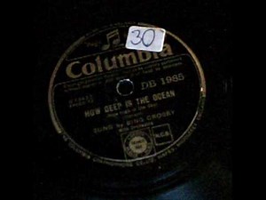 How Deep Is The Ocean (How High Is The Sky) Lyrics by Bing Crosby