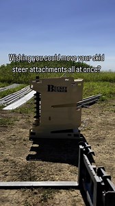 7.2M views · 53K reactions | Now that we’re moving I’m really glad I have the Bucket Bunker. Attachments and other tools take up a lot less space and they’re way easier to get them where they need to go. | MR Post Frame | Facebook
