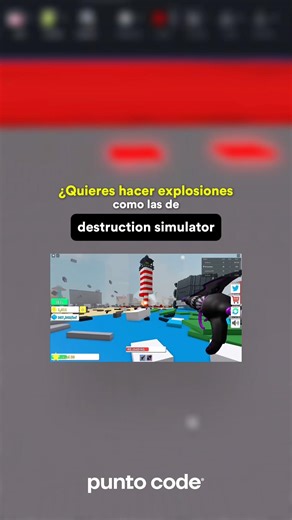 ¿Quieres crear explosiones como las de Destruction Simulator en #Roblox ? #programación #Aprende
