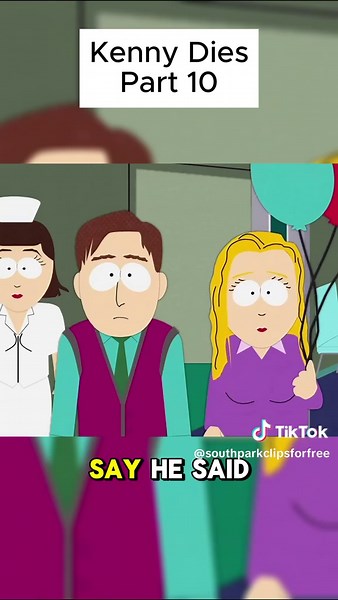 Part 10 - Kenny Dies #southpark #tvshow #cartoon #sad #fyp | south park