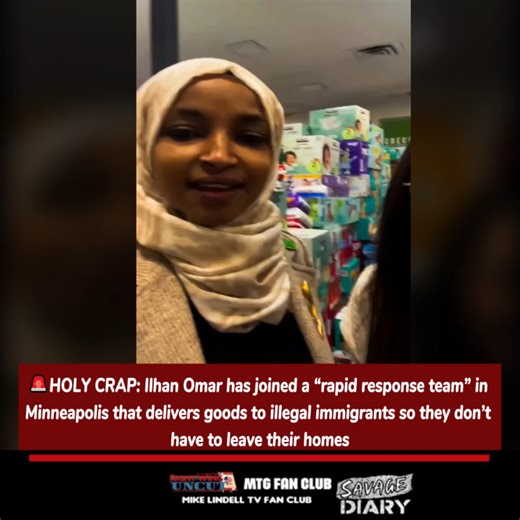 🚨HOLY CRAP: Ilhan Omar has joined a “rapid response team” in Minneapolis that delivers goods to illegal immigrants so they don’t have to leave their homes | Marjorie Taylor Greene Fan Club