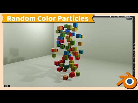 Blender Tutorial : Random or Multiple Color Particles System in Blender 3.0