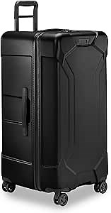 Briggs & Riley 32" Extra Large Trunk Spinner - Checked Luggage for Travel, Suitcases with Wheels, Hardside Rolling Bag for Men & Women, Self-Repairing Zipper - Torq Collection, Stealth Black