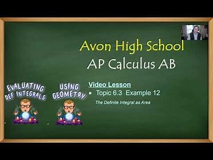 Avon High School - AP Calculus AB - Topic 6.3 - Example 12