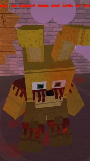 #fnaf #horror Spring lock failure part 10 Private server Spring Bonnie suit Remake.