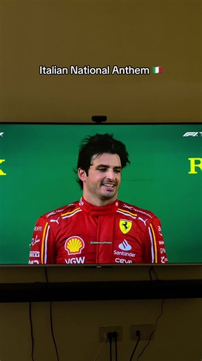 No dutch national anthem today! Can’t believe i’m hearing the italian national anthem once again 🥹❤️ #scuderiaferrari #australiangp #carlossainz #charlesleclerc #formula1 #f1tiktok #fyp
