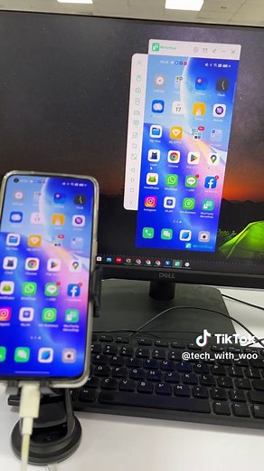 Phone Cast to PC|👀How to Mirror My Android Phone to PC😎 #screenmirrorring #screencast #androidemulator #fyp #viral #fypage