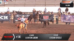 45K views · 734 reactions | Quinten Loehr and Jordan Steele were 5.29 in Friday’s short round at the International Finals Youth Rodeo to close the deal on the 2025 IFYR team roping title. Loehr of Mount Vernon, Indiana and Steele of London, Kentucky, were 15.3 on three to win the 33rd annual IFYR at the Heart of Oklahoma Expo Center in Shawnee, Oklahoma. | The Team Roping Journal Magazine | Facebook