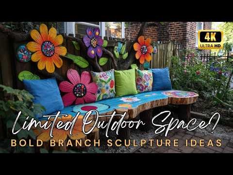 Limited Outdoor Space? Try These Bold Garden Art & Branch Sculpture Ideas!