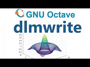 Octave: Writing matrices to file: dlmwrite