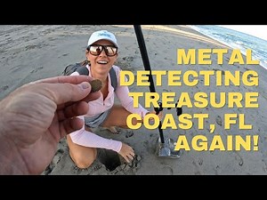 Treasure Coast Metal Detecting a Florida Beach After Hurricane Nicole
