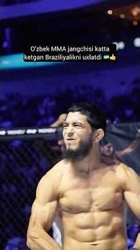 O’zbek MMA jangchisi katta ketgan Braziliyalikni uxlatdi 🇺🇿👍 #shorts #uzb #uzbekistan #mma #ufc