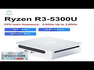 GenMachine New Mini PC AMD Ren5000 5300U Processor CPU Windows 10/11 2.7GHz Review