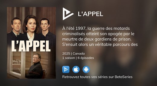 Vidéo : Voir la série L'appel en streaming légal complet