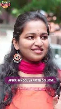 Sister's Life After School 🎒 vs After College 🎓 | Ft.Ragavi & Swetha | ‪@CONTENTKANNIS‬ | Tamada media