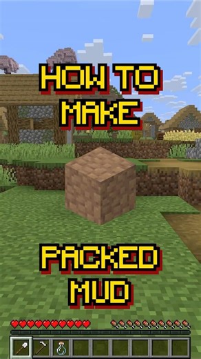 Minecraft: How to make Packed Mud | Recipe 187